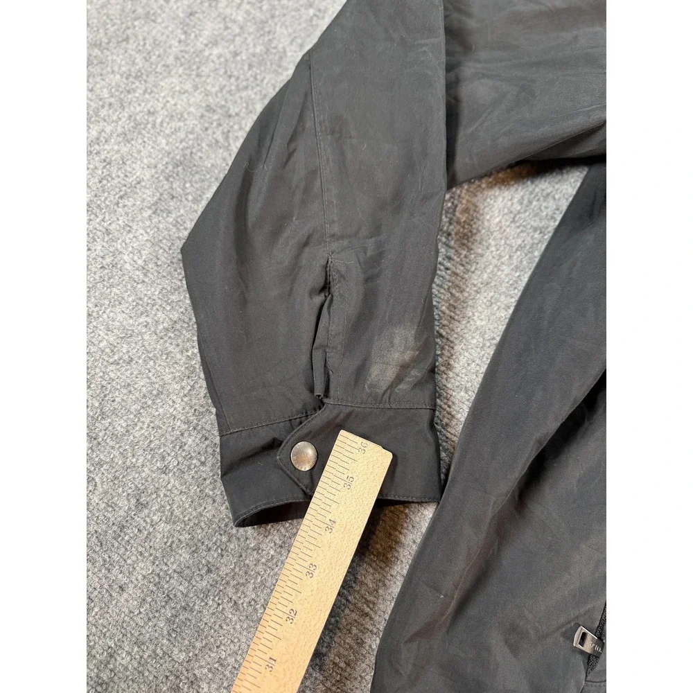 Polo Ralph Lauren Jacket Mens 2XL Black Hooded Quilted Lined Zip Windbreaker‎